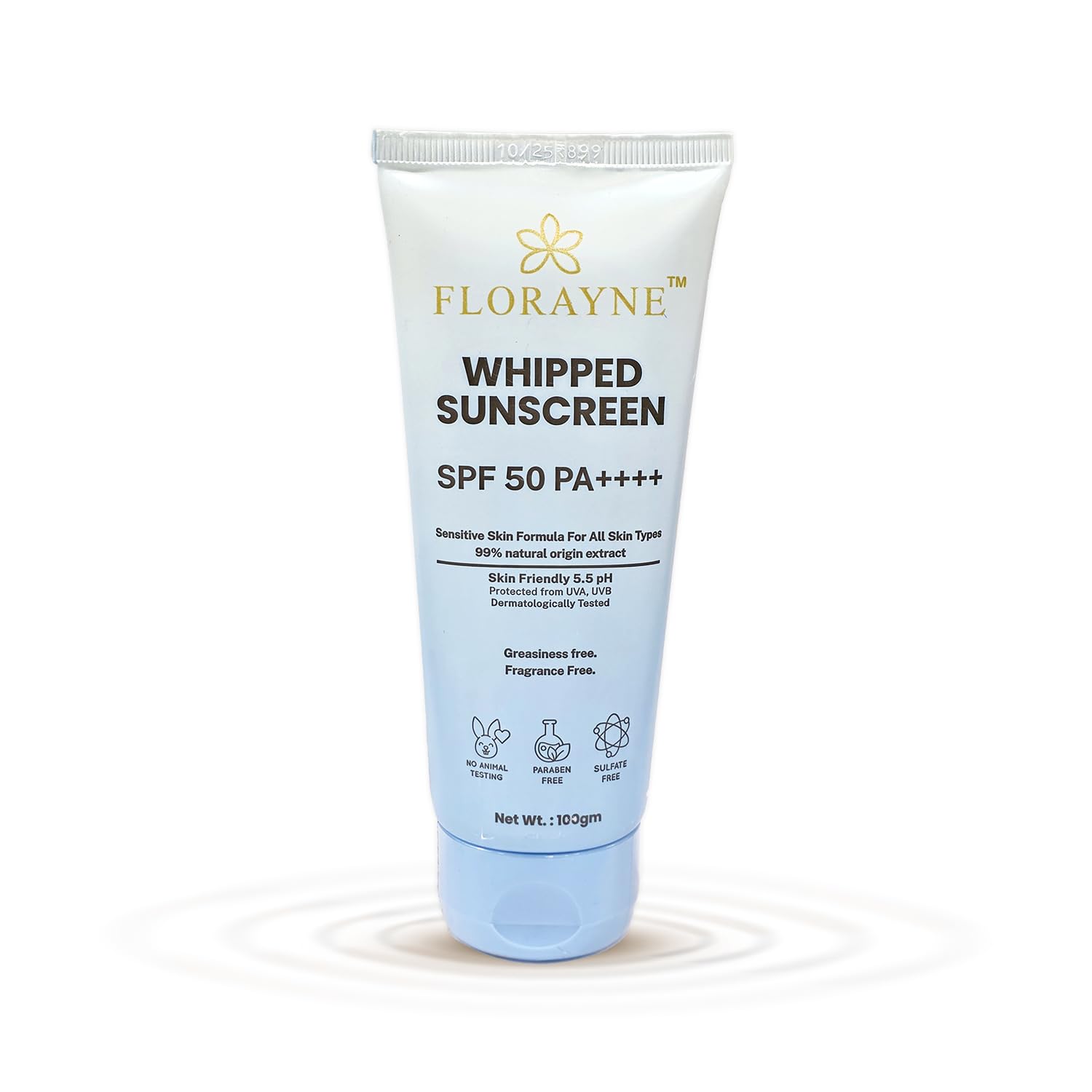 Whipped Sunscreen SPF 50 PA++++ | Lightweight & Non-Greasy Sun Protection | Suitable for All Skin Types | Fragrance Free | 100 g-image-10