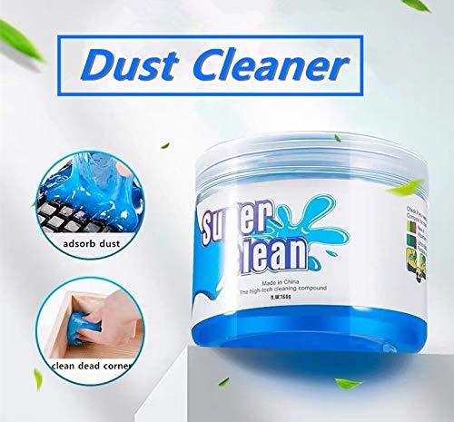 Cleaning Gel 160G, Dust Cleaning Mud for Car, Car Accessories, Keyboard Printers Cameras PC Tablet Laptop Airpods Case Cleaner - Thumbnail 5