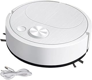 Lecerrot Small Vacuum Robot, Household Robot Vacuum Cleaner, Self Charging Robotic Vacuum Cleaners, Multifunctional USB Charging Smart Sweeping Robot, For Pet Hair, Hard Floor, Tile