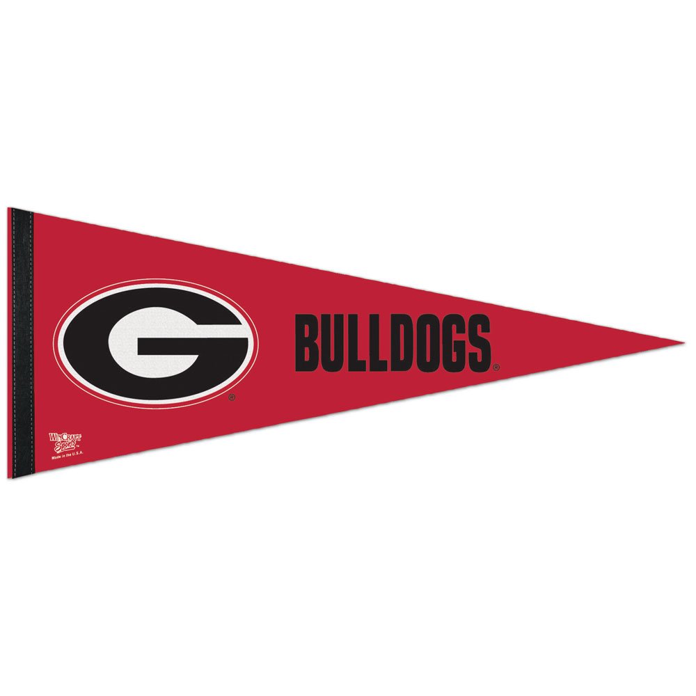 WinCraft NCAA 58652011 University Of Georgia Premium Pennant, 12" X 30"