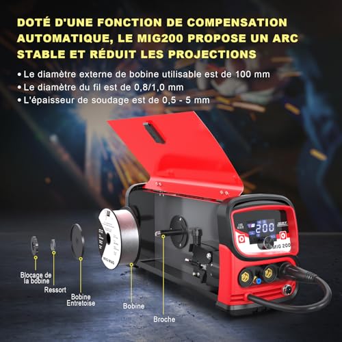 Poste de soudage à fil fourré VECTOR WELDING pour atelier et garage - 3