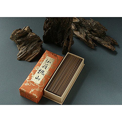 Amazon.co.jp: 日本香堂 伽羅 桃山 バラ詰 548 茶 0.03kg 線香 25分