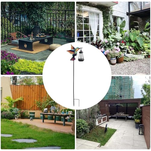 Luces solares de jardín impermeables para iluminar exteriores oscuros sin cables 4