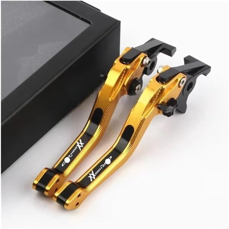 Motorcycle Brake Clutch Lever for CBR1100XX CBR 1100XX 1997-2007,Adjustable Aluminum with Glossy Finish Anodized Easy Installation,T