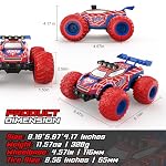 1:18 Remote Control Car - 20km/h 2.4GHz All Terrain Off-Road Monster Truck with Bodylights&Headlights &Headlamps, Rechargeable Toy Car Gift for 3 4 5 6 7 8 9 10-12 Year Old Boys Girls Kids - Image 5