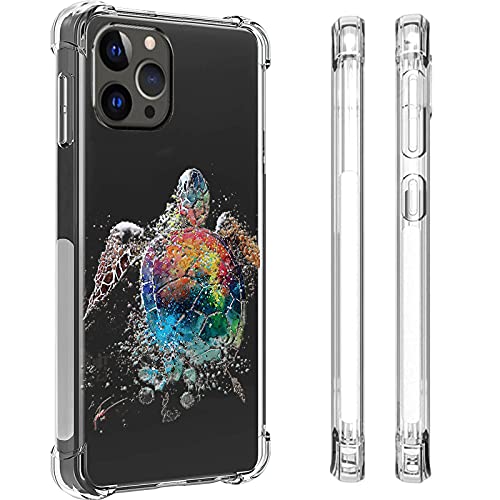 Coque iPhone 15 Pro anti-jaunissement silicone transparent protection motif graffiti aquarelle