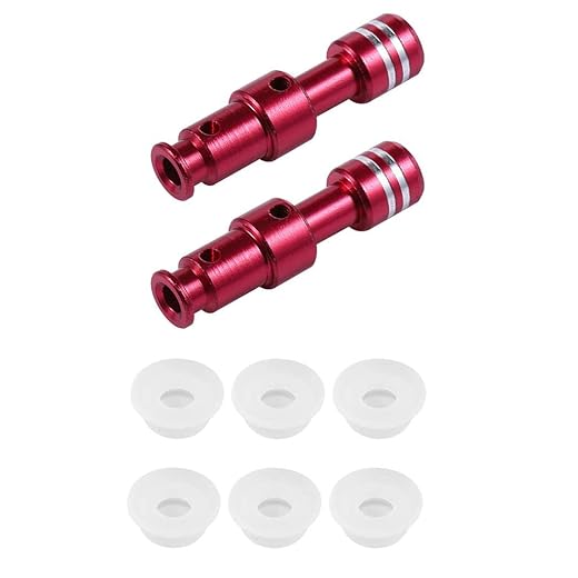 Zylione 2 Pack Float Valve - Replacement Parts with 6 Sealer Gasket - Replacement Float Valve wiht Silicone Caps for Pressure Cooker Duo/Duo Plus/Lux 8 QT,(2 Float Valves 6 Silicone Caps)