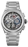 Zenith Mens Defy El Primero 21 44mm Titanium Skeleton Watch 95.9000.9004/78.M9000