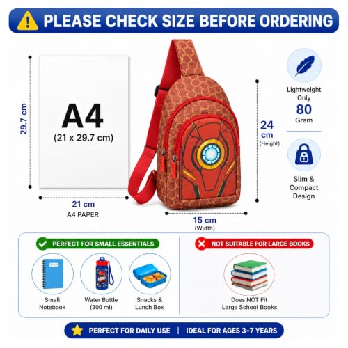 Image of Kizzi Print Colourful Cross body Bags for Boys and Girls Kids School, Picnic, Return Gifts
