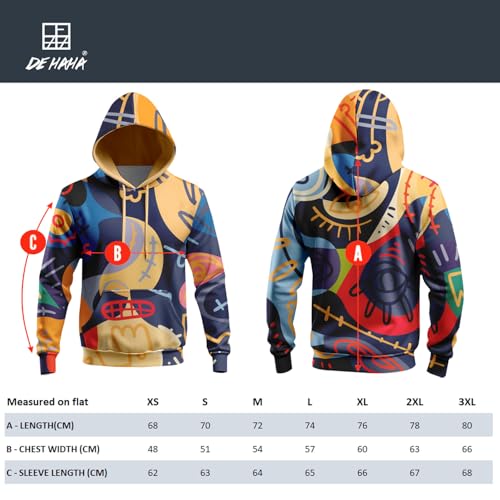 Sweets Graphic Hoodies Sublimation Unisex Sweatshirt with Big Pockets3