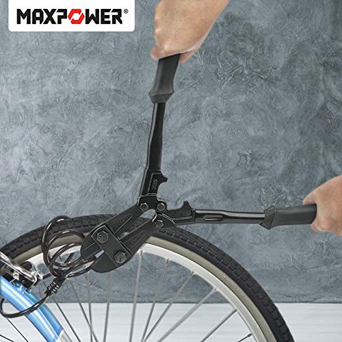 MAXPOWER 14Inch Bolt Cutter,Heavy Duty Wire Cutter with Soft Rubber