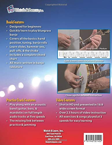 Banjo Primer Book for Beginners: with Online Video...