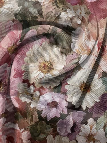 Men's Vintage Floral Blazer, Multicolor Jacquard Collar Button-Down top for Going Out, Autumn Outerwear2