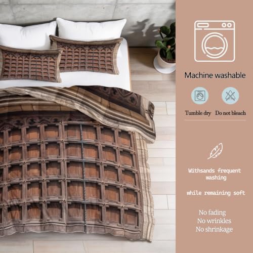 Edredón reversible 200x200 gótico de invierno y verano transpirable 7