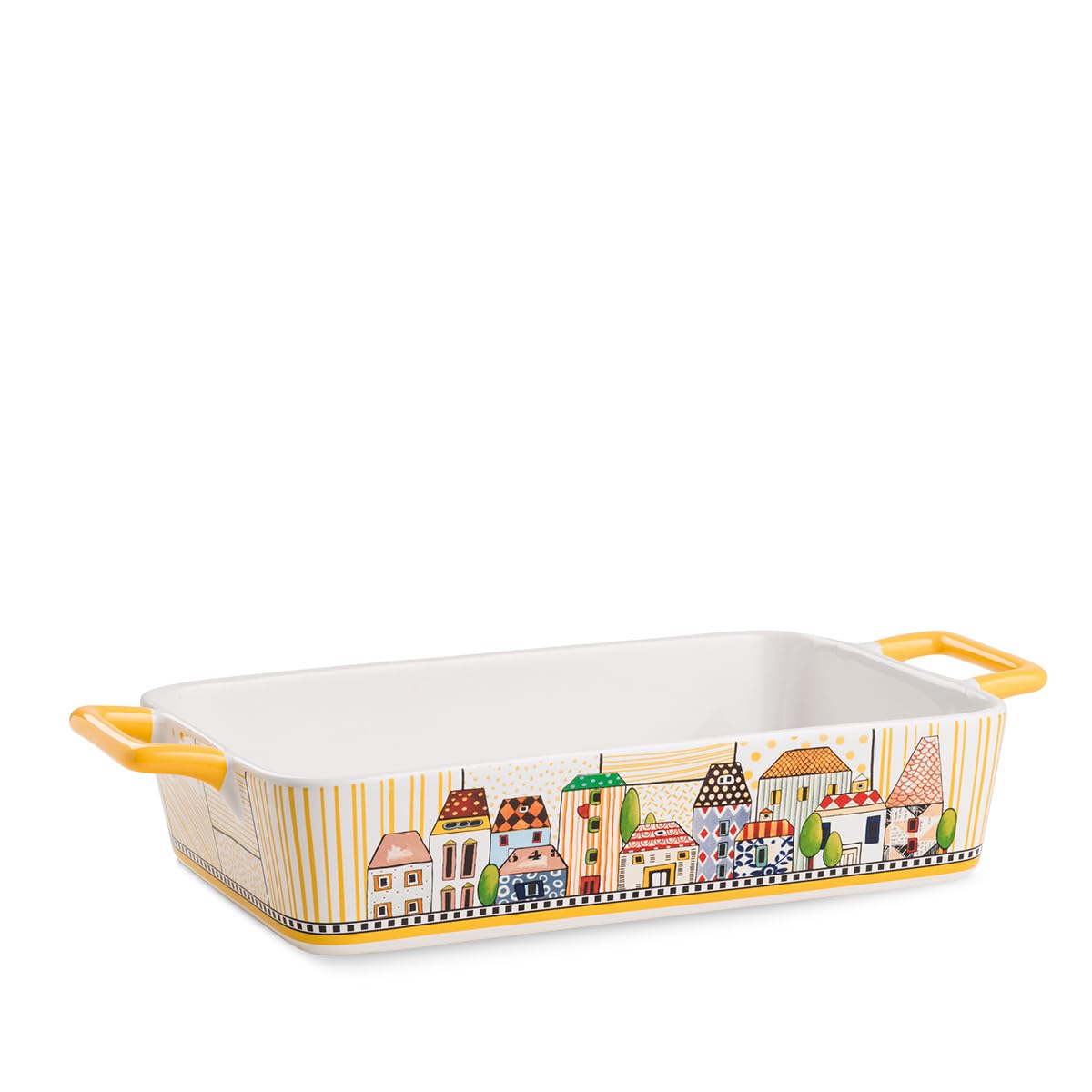 EGAN Pirofila da forno Paese Mio colore Giallo 34×19 cm