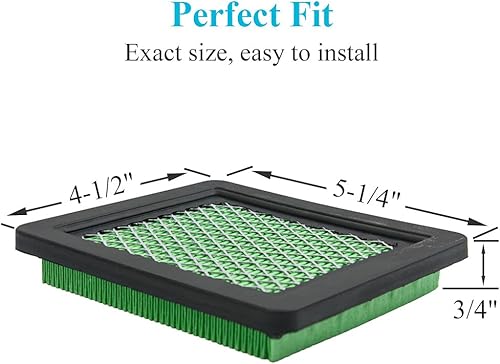 Miniatura 3 de HOODELL Paquete de 2 filtros de aire GCV160, filtro de aire duradero GC160 con filtro de combustible, filtro de aire profesional 17211-ZL8-023 para