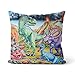 Poduszka dinozaur świat jurajski poduszka nadruk tkanina poduszki łóżko poduszka kwadratowa grafika 45 x 45 cm