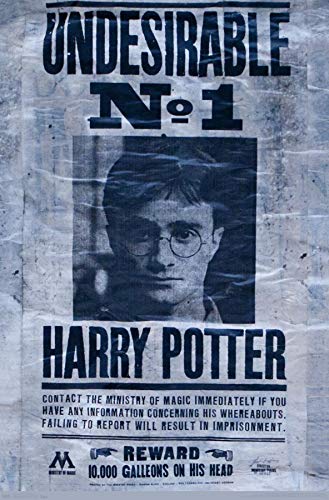 Trends International Wizarding World: Harry Potter-Undesirable Wall Poster, 22.375" x 34", Unframed Version