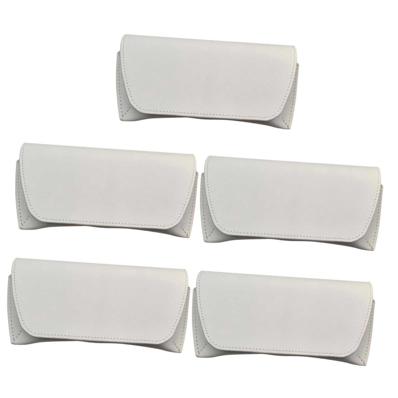 VALICLUD Housse De Protection Pour Lunettes Pochette Pour Étuis à Lunettes Pour Femmes Pochette Décorative Pour Lunettes De Soleil Étui à Lunettes Pvc Blanche