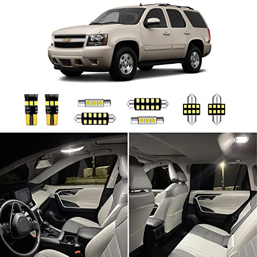 15 piezas luces LED interiores para Chevy Tahoe Suburban miniatura 1