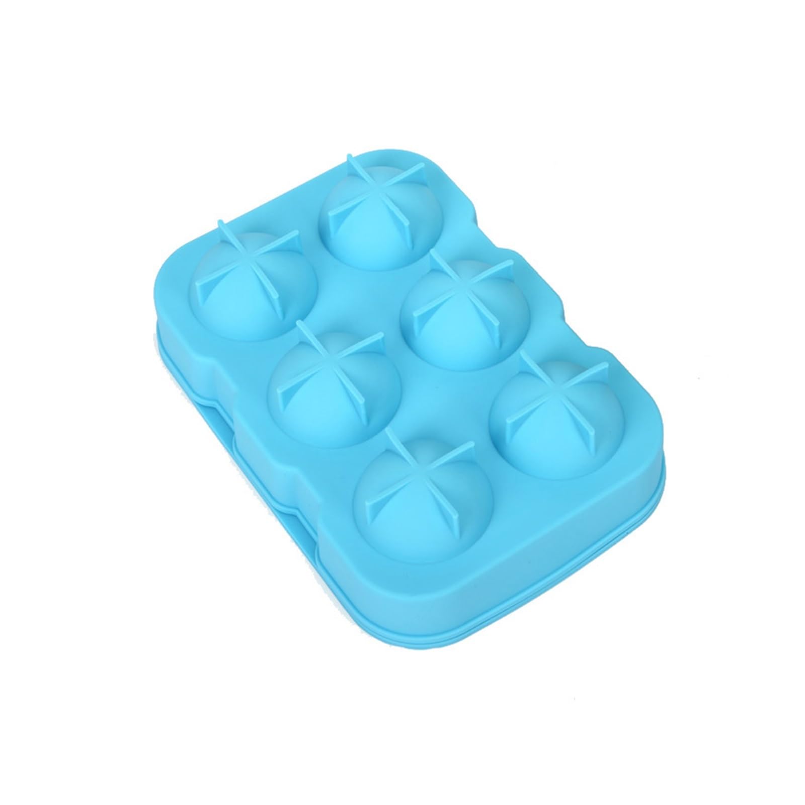 Vassoio per cubetti di Ghiaccio Rettangolo 3D Silicone Ball Maker Stampo per Palline di Ghiaccio Vassoi in Silicone per Bar per Feste Stampi per Bevande estive (Color : C)
