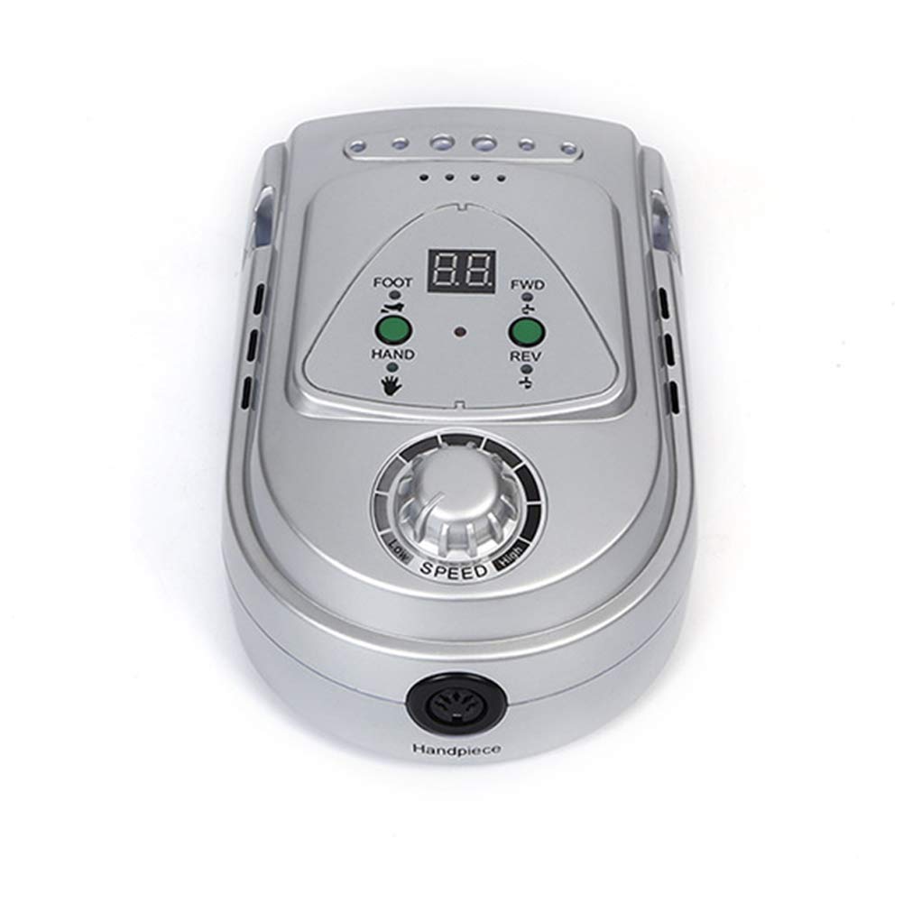 Trapano per Unghie Macchina per La Lucidatura delle Unghie Portatile Macchina di Scarico di Ricarica Ad Alta capacità 30000 Lucidatrice per Manicure A Rotazione 110/220v,Viola