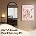 Futsuak DIY 3D Plastic Pearl Painting Kit - Dreamy Ocean Pearls Painting Kit for Adults Beginner, Creativity DIY All-Pearl Dot Painting, 3D Gemstone Art Crafts for Gift Home Wall Decor (D)