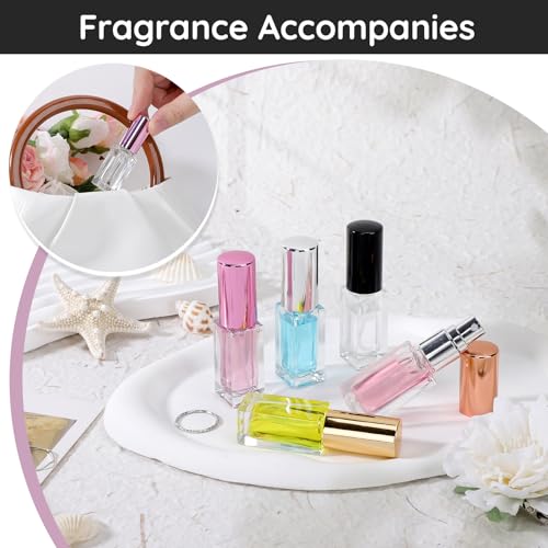 Segbeauty 40pcs 0.17oz Perfume Travel Refillable Bottle, Mini Glass Perfume Atomizer, 5ml Bulk Travel Cologne Sprayer with Refill Kit, Refill Cologne Bottles Empty, Small Fine Mist Spray Bottle3
