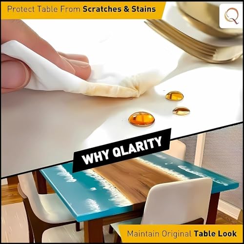 Image of Qlarity Covers 2mm Max Shield PVC Table Cover Frosted, 30 X 54 Inch