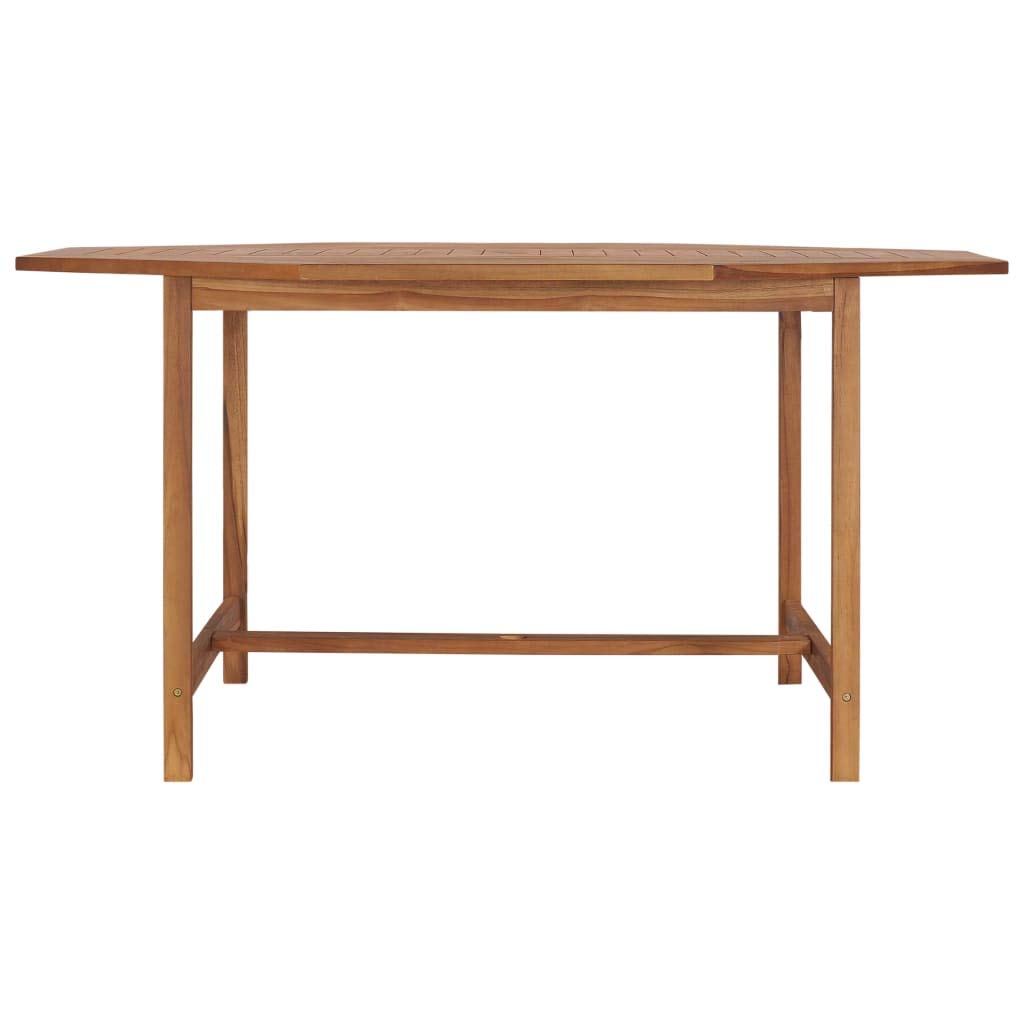 Mobili,Mobili da esterno,Tavoli da esterno,Tavolo da giardino 150x150x75 cm in legno massello di teak