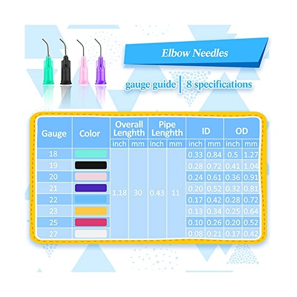 90-Pieces-Blunt-Tip-Dispensing-Needle-with-Luer-Elbow-Blunt-Needle-1inch-05inch-Industrial-Liquid-Dispenser-Needle-Stainless-Steel-Pet-Syringe-Needle-for-Adhesive-Glue-Dispensing-3-Styles-All-Gauge 90-Pieces-Blunt-Tip-Dispensing-Needle-with-Luer-Elbow-Blunt-Needle-1inch-05inch-Industrial-Liquid-Dispenser-Needle-Stainless-Steel-Pet-Syringe-Needle-for-Adhesive-Glue-Dispensing-3-Styles-All-Gauge