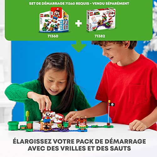 LEGO® Super Mario 71382 : Ensemble d'extension : Le défi de la plante Piranha Lego WDK - vue 4