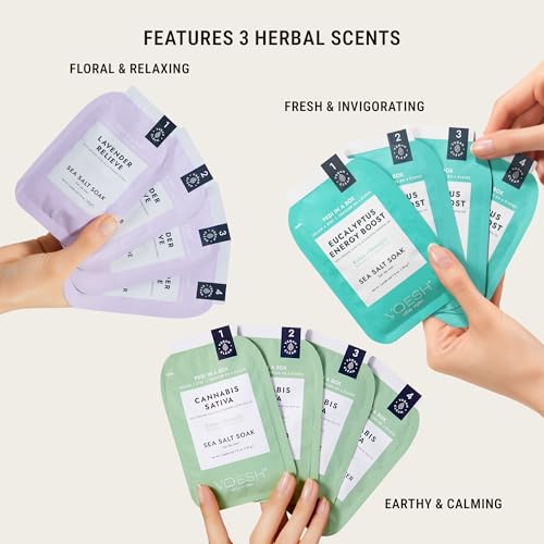 Image of VOESH Pedi in a Box 4 Step, Pedicure Set, At-Home Pedicure, DIY Pedi, Foot Treatment, Pedicure Supplies, Foot Scrub, Foot Spa, Foot Care, Foot Therapy
