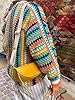 HOULENGS Women's Rainbow Cardigan Sweater Open Fro... #2