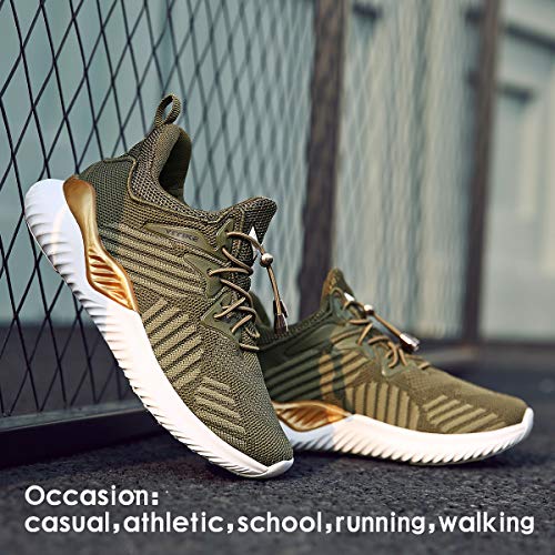 Image of VITUOFLY Boys Girls Sneakers Kids Mesh Lightweight Running Tennis Shoes
