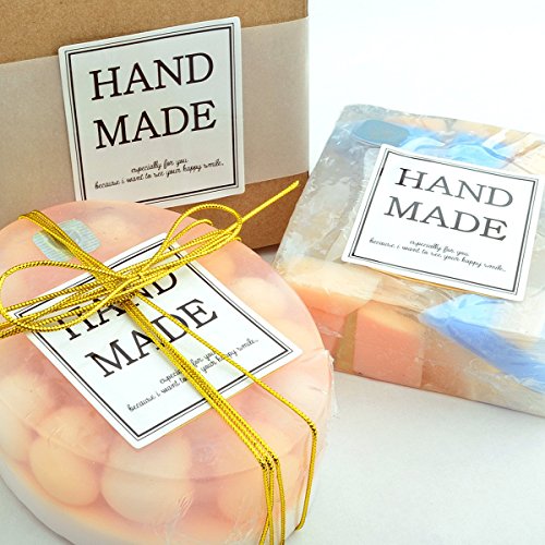 Chawoorim Handmade Stickers Labels Homemade Items Packaging Simple Soap Wrapping Paper Sticker Materials