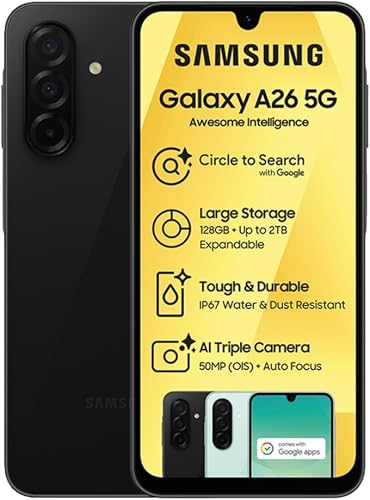 SAMSUNG GALAXY A26 5G 128GB BLACK (Dual SIM)