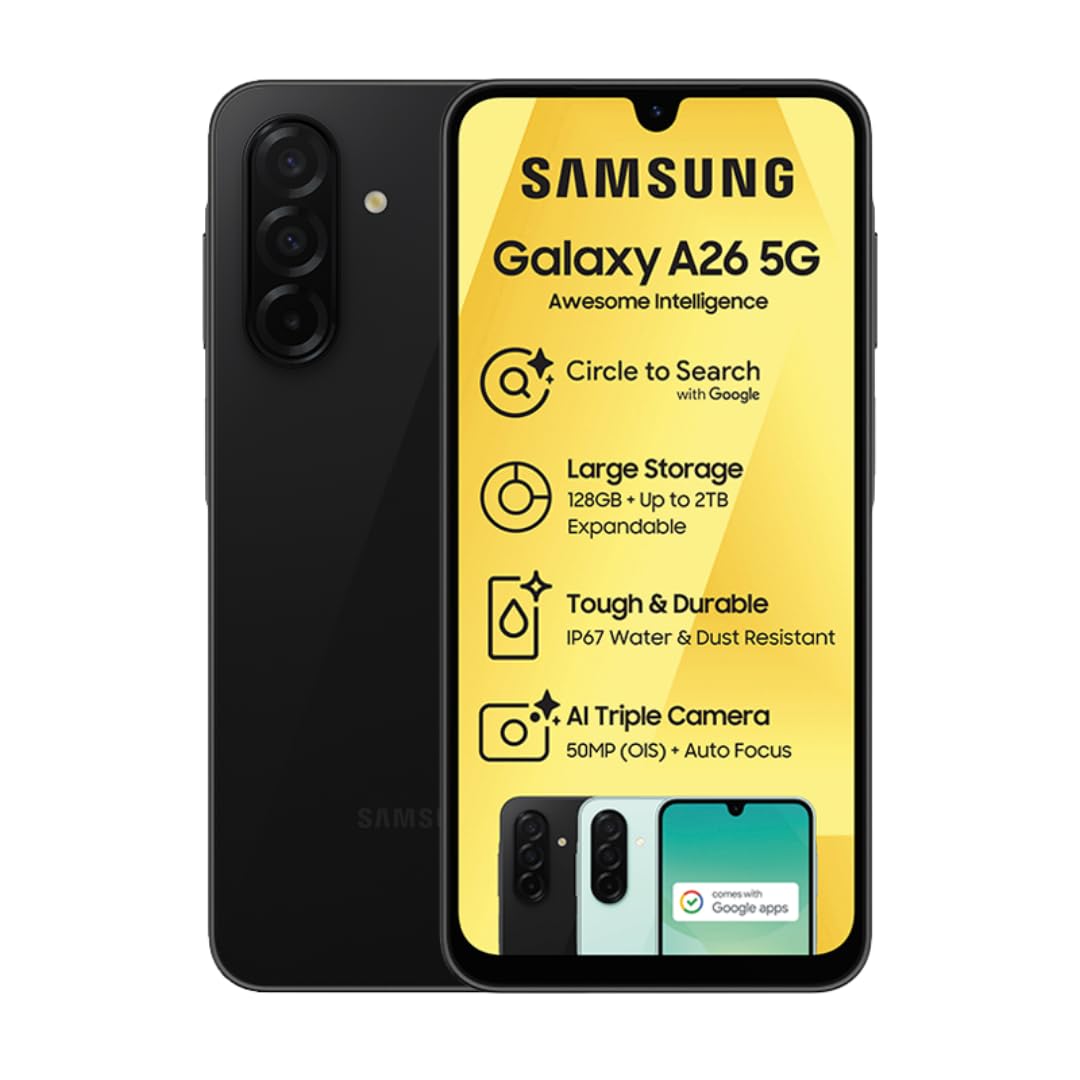 SAMSUNG GALAXY A26 5G 128GB BLACK (Dual SIM)