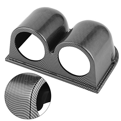 52mm Gauge Mount Holder Gauge Pod for 2 Inch Car Meters Compatible with Pressure Voltage and Tachometer Gauges Carbon Fiber Dashboard Meter Stand by Aramox - Used condition - Image 4