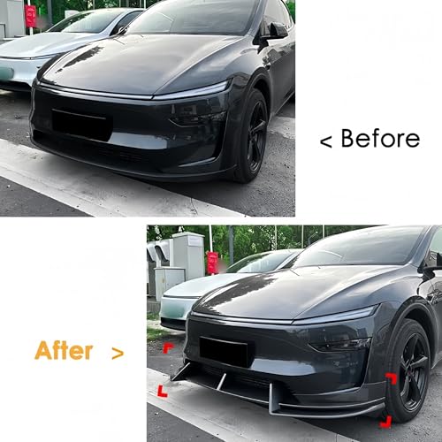 Spoiler de pare-chocs avant Tesla Model Y 2025 diffuseur Canard séparateur