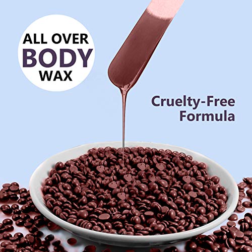 Blitzwax Waxing Kit For Women Men Digital Wax Warmer Hard Wax Kit With 50 Wax Accessories 17.5Oz Wax Beans For Full Body Brazilian Bikini Armpit Hair Removal #TOP2