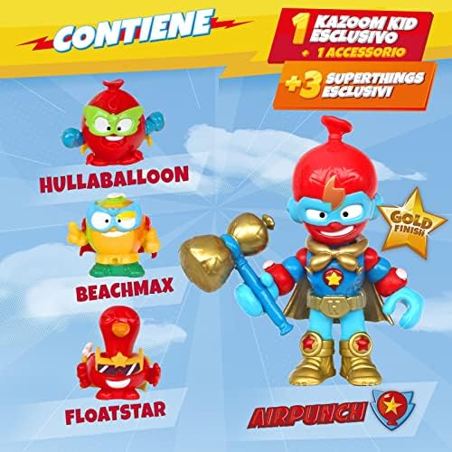 SUPERTHINGS Balloon Boxer  Duży pojazd plus dwa dołączane pojazdy, 3 SuperThingsy i 1 ekskluzywny Kazoom Kid