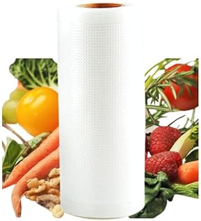Vacuum Sealer Bags Rolls 7sizes 2pack Thicker,Heavy Duty,BPA Free,Great for Vac storage Sous Vide Cooking (1PACK 8" x 16.4')
