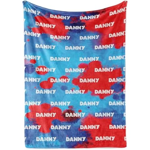 Fabric Textile Products Personalized Blankets for Adults - Custom Blanket - Personalized Throw Blanket Sherpa - Blankets for Boys and Girls - Personalized Gift for Mom and Dad - (Sherpa 60" x 80") Cover