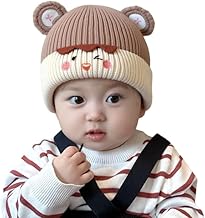 Baby Boys Girls Winter Knit Cap Hat Soft Fleece Velvet Fur Woolen Hat | Skull Beanie Pom Pom Unisex Kids Winter Hat (3 Month to 4 Yrs)
