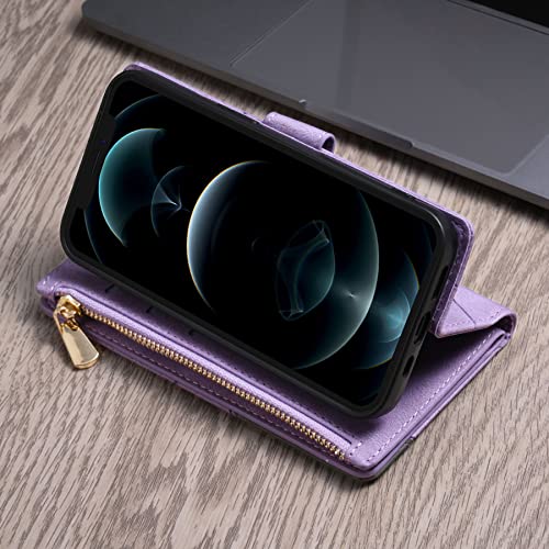 Funda para Samsung Galaxy A34 5G morada con acabado premium 4