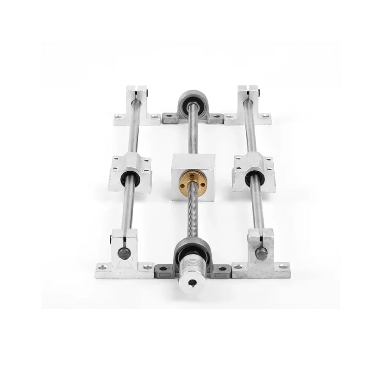 1 Set of T8 Lead Screw Length 200mm Guide Rail Optical axis Linear Guide Shaft + SCS8UU Linear Bearing seat + SK8 3D Printer Parts(Lead 14mm Set)