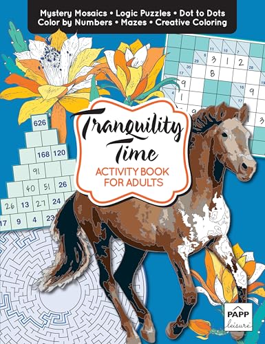 Adult Activity Book with Stress-Relief and Puzzles