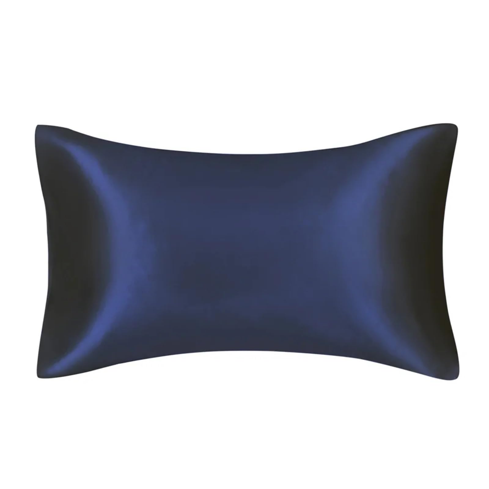 Cooling pillowcase, Solid Satin Pillowcase Multicolor Multiple Sizes(Blu,Queen(51x76cm))