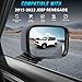 Right Side Mirror Compatible with Jeep Renegade 2015 2016 2017 2018 2019 2020 2021 2022, 9 Pins Passenger Side Door Rear View Mirrors Manual Folding With Temperature Sensor, Heated & Signal Light